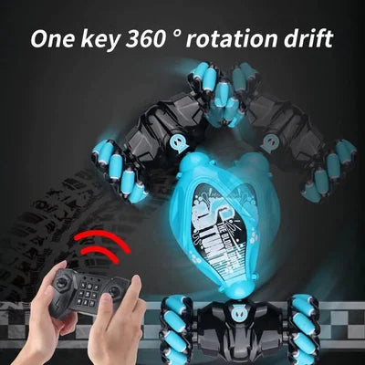 Brehn | Gestengesteuertes RC-Stunt-Auto | 4WD Allradantrieb | 2.4GHz Dual-Modus-Steuerung | 360° Rotations-Kinematik | All-Terrain-Fähigkeit | Maßstab 1:16