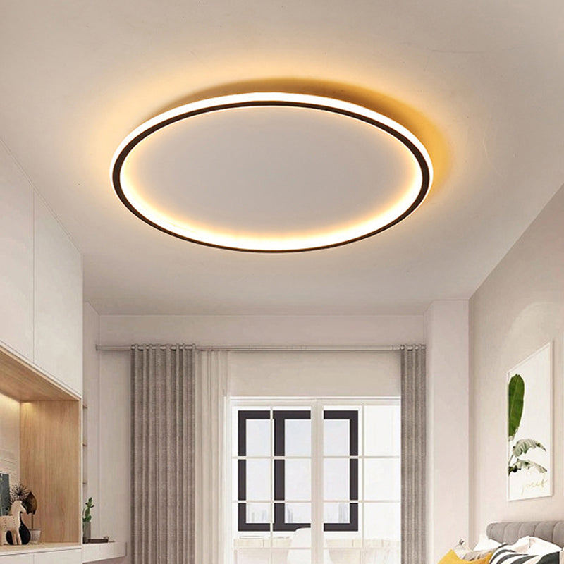 Moderne skandinavische LED-Deckenleuchte mit Fernbedienung – dimmbar und energieeffizient