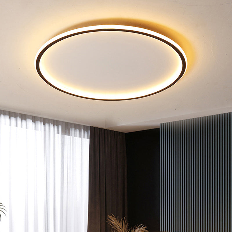 Moderne skandinavische LED-Deckenleuchte mit Fernbedienung – dimmbar und energieeffizient