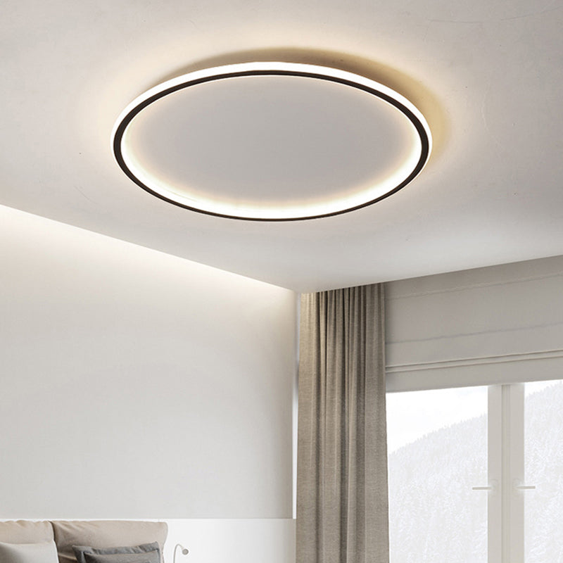 Moderne skandinavische LED-Deckenleuchte mit Fernbedienung – dimmbar und energieeffizient