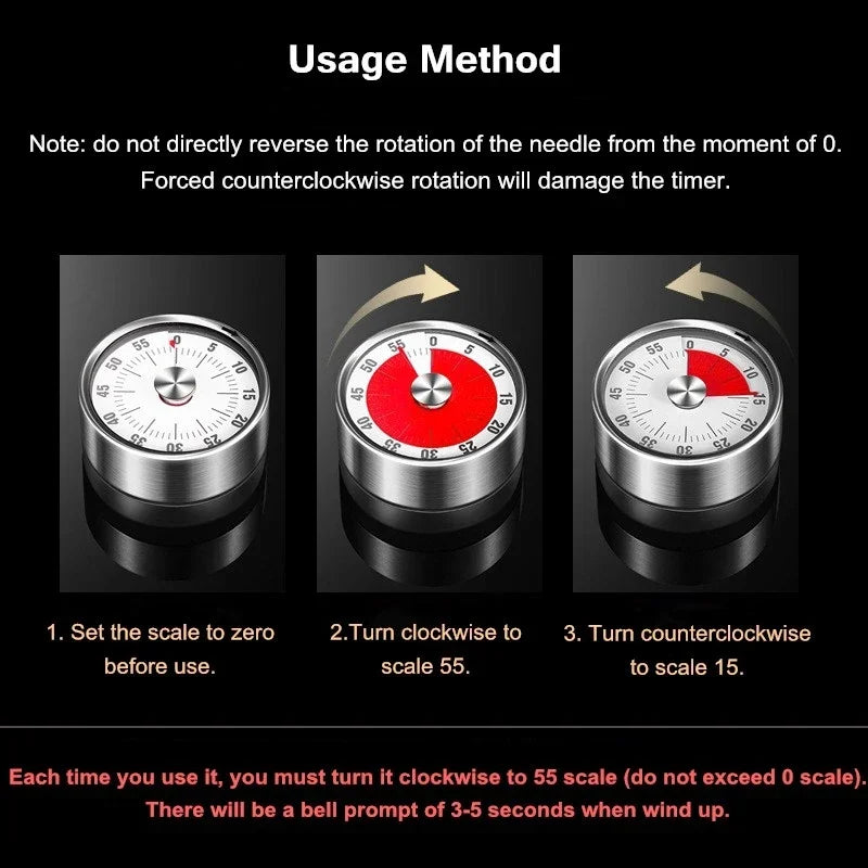 Magnetischer mechanischer manueller Timer⏲ | Brehn