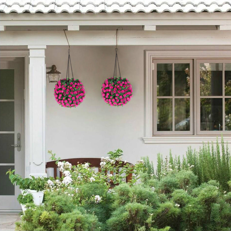 Zeitgenössische kreative wasserdichte Solarblumen-Globus aus Kunststoff LED Außenlicht für Garten | Brehn
