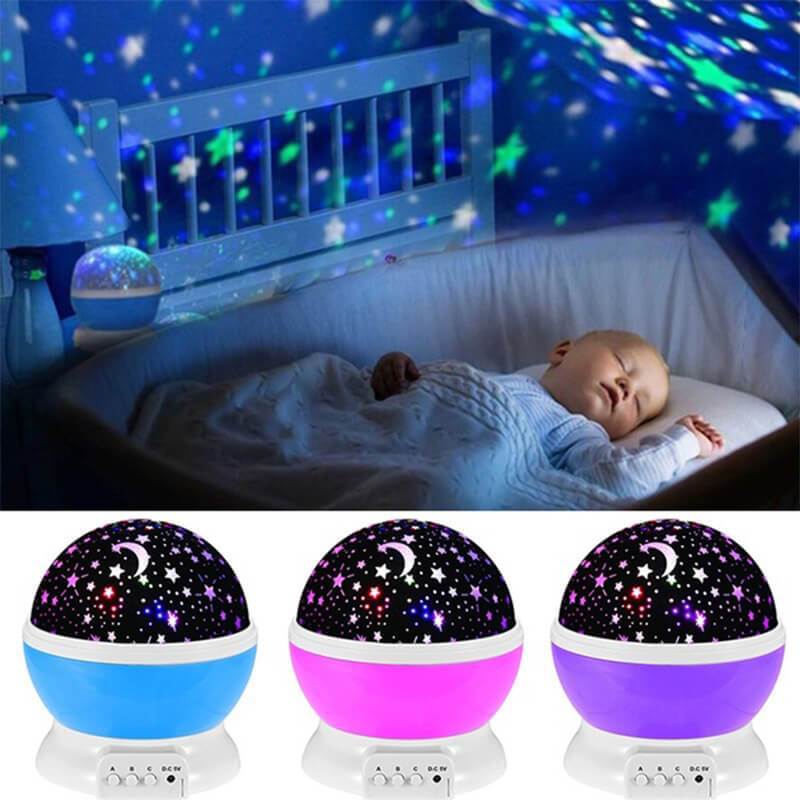Romantisches Nachtlicht LED Projektor Lampe Sternenhimmel | Brehn