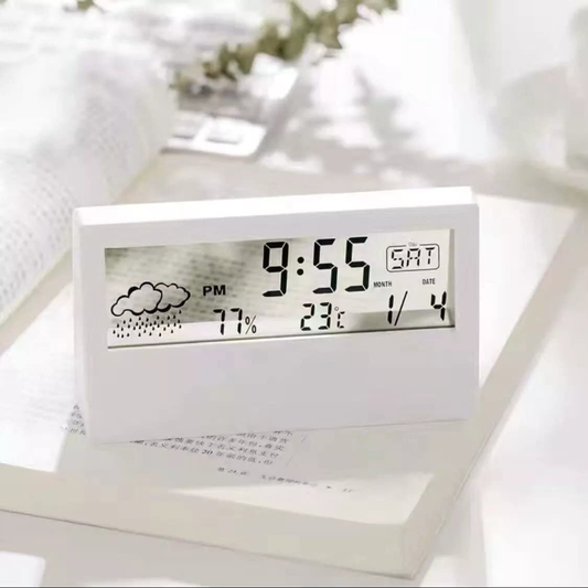 Minimalistische Digitaluhr