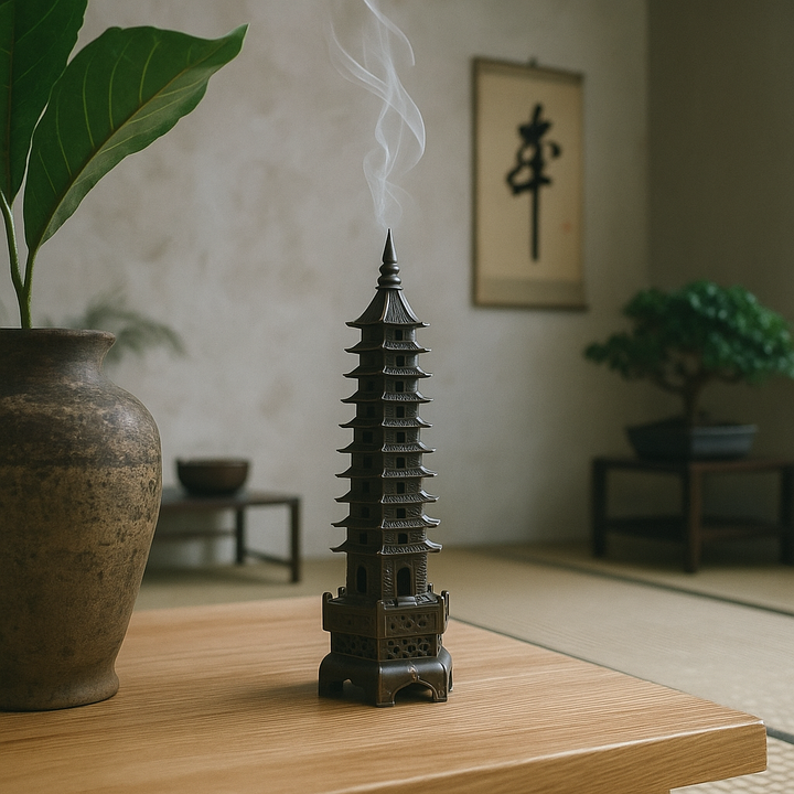 Brehn | Zen Tower-Style Rauch-Wasserfall Räuchergefäß
