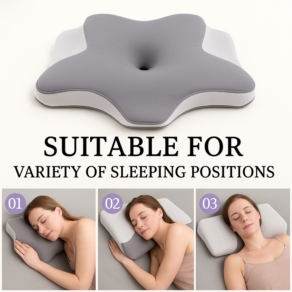 Schmetterlingsförmiges Memory-Schaum-Ergonomie-Kissen | Brehn