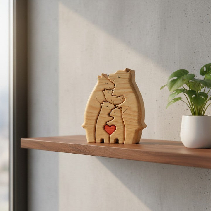 Loving Bears Ineinandergreifendes Puzzle Deko