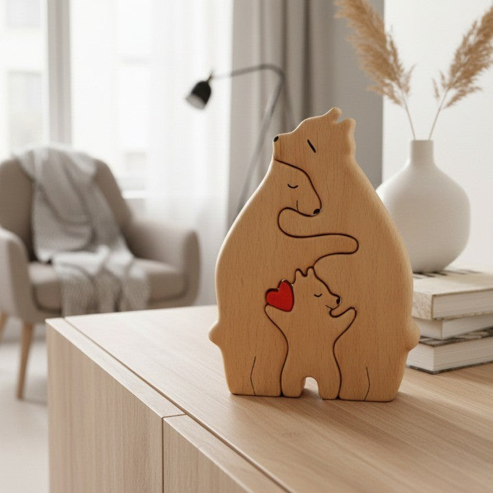 Loving Bears Interlocking Puzzle Dekor | Brehn