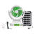 Solar Fan Mit Multifunktion Licht | Brehn