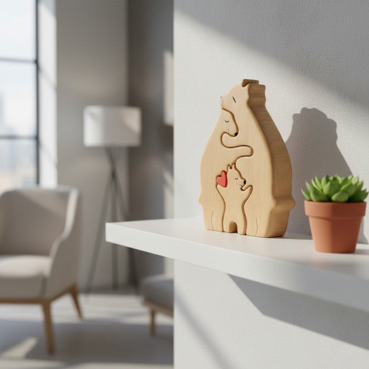 Loving Bears Interlocking Puzzle Dekor | Brehn