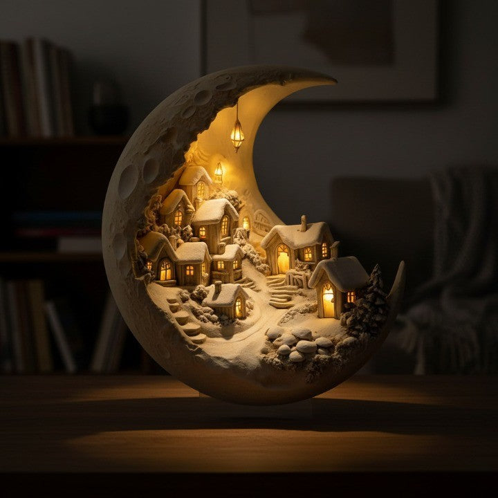Brehn | Moon Winter Stadt Dekor