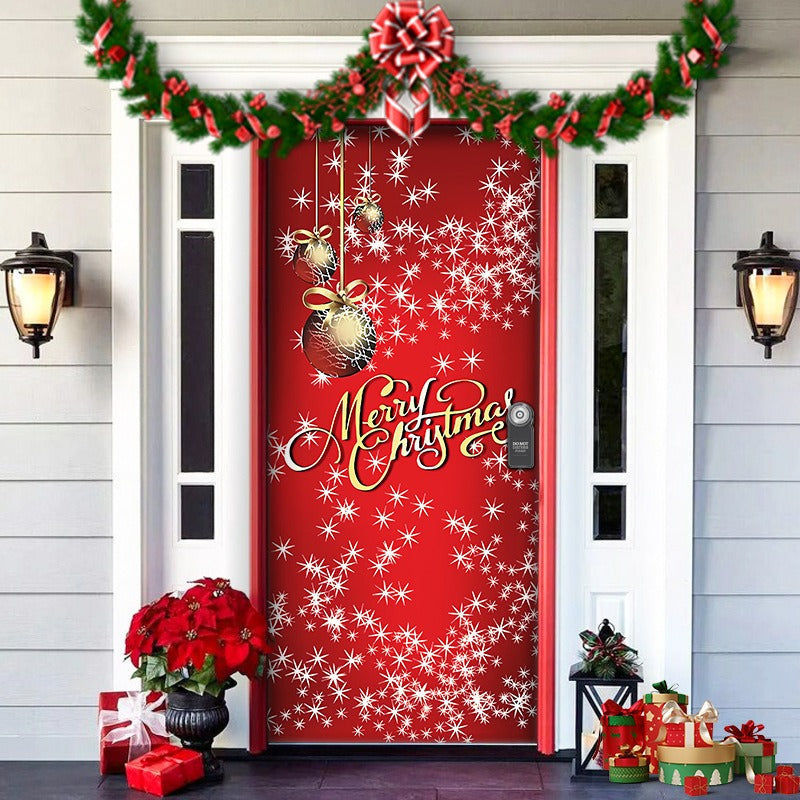 Brehn | Nightmare Before Christmas Außen dekorations Requisiten Weihnachts Elfen Tür Abdeckung