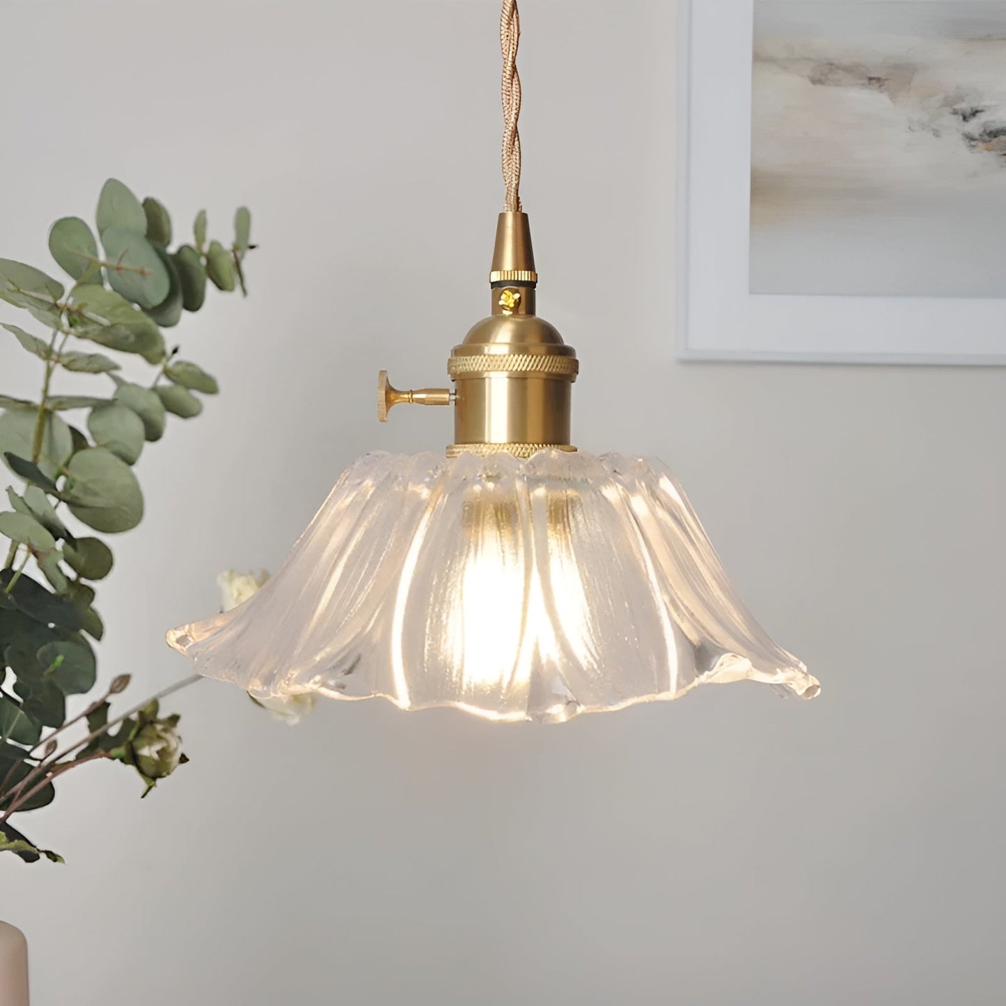 Hängelampe mit Blumenmotiv – Warmes Licht & stilvolles Design | Für Ihr Zuhause