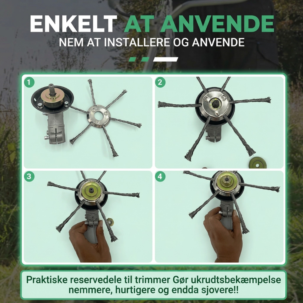 CutForge™ Trimmer-Ersatzkopf aus Stahldraht | Brehn
