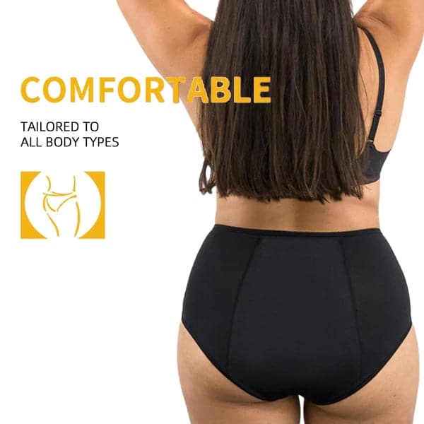 Brehn | LuxeFit Hochtailliertes auslaufsicheres Unterwäsche | Verbesserter Komfort und Stil mit einem Angebot: kaufe 5, bekomme 5 gratis!