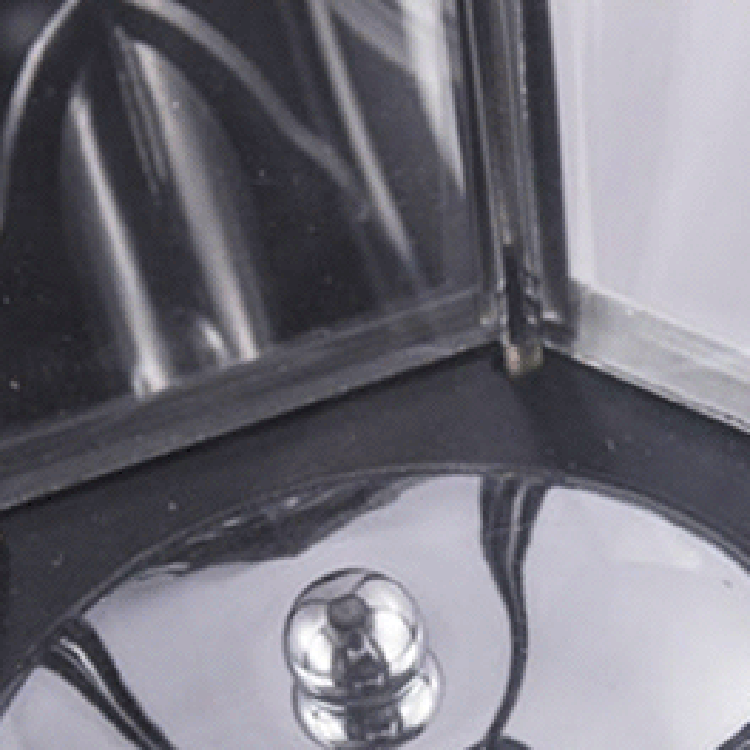 Traditionelle europäische Aluminium-Glas-LED-Solar-Wasserdichte Wandleuchte für den Außenbereich | Brehn
