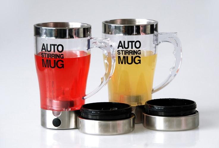 350ml Transparente Isolierte Automatische Rührbecher | Brehn