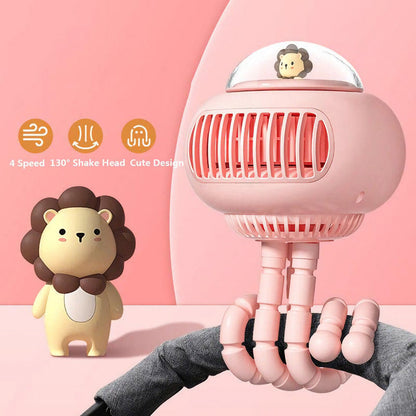 Lieber Cartoon tragbarer sicherer Kinderwagenventilator | Brehn