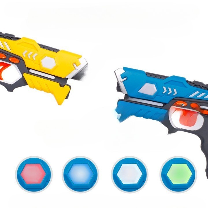 VIvolux | Realistisches Sound Licht Laser Lead Duel Spielzeugpistole