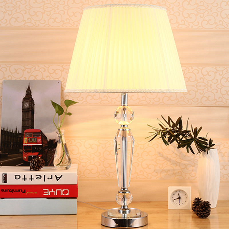 Elegante Kristall Tischlampe