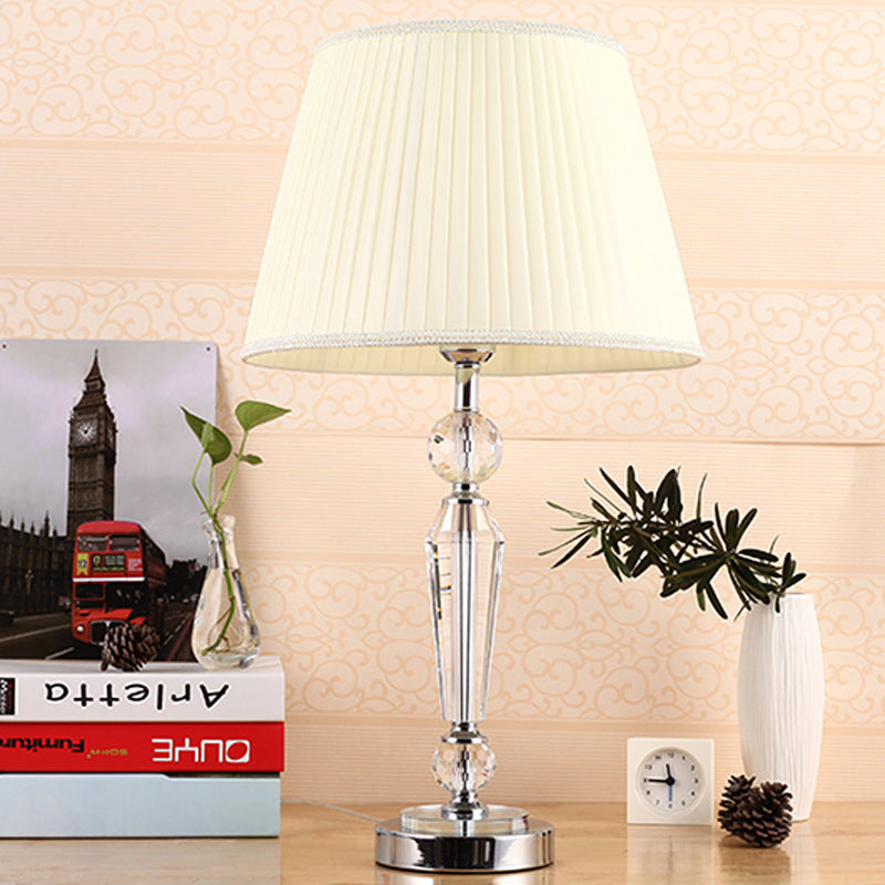 Elegante Kristall Tischlampe