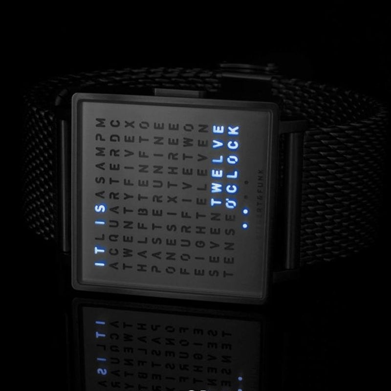 Brehn | Kreative Feinstahl Unisex-Uhr