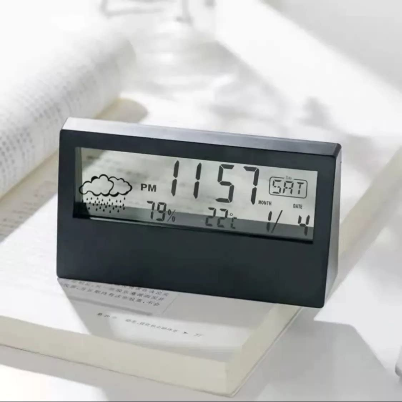 Minimalistische Digitaluhr