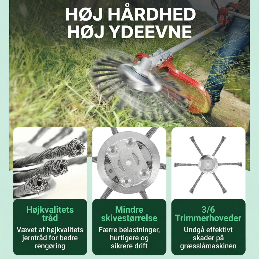 CutForge™ Trimmer-Ersatzkopf aus Stahldraht | Brehn