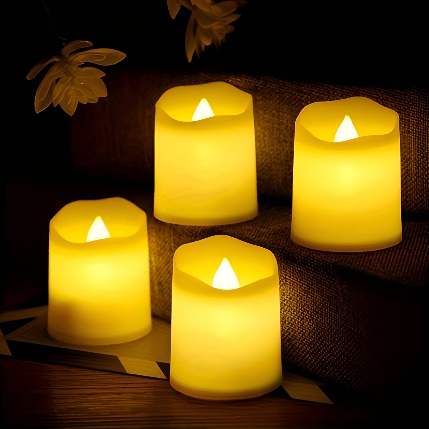 TwinkleLite Licht - Flammenlose Flackernde Elektrische LED Kerzen | Brehn