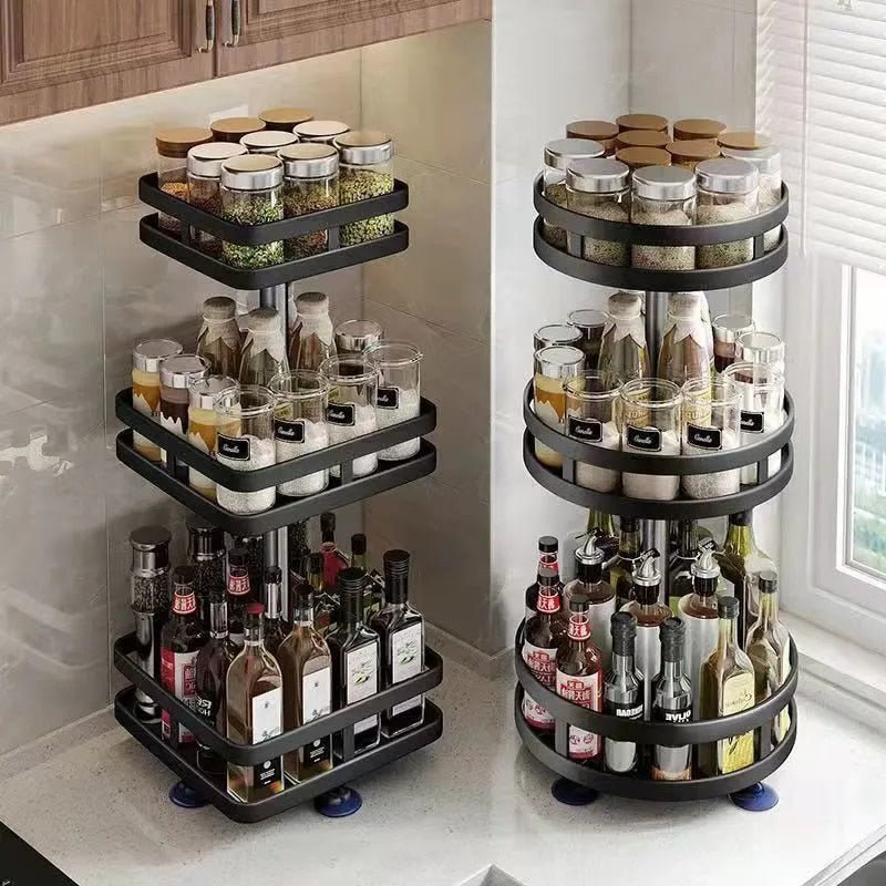 Brehn | Rotationsregal - Multifunktionales Lagerregal - Optimierter Raum - Innovatives Design