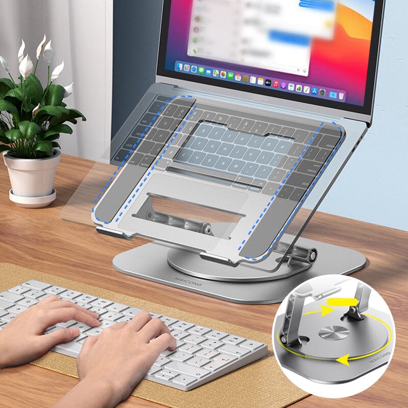 Brehn | Eleganz | Laptop- und Tablet-Ständer 360° - verstellbar - ergonomisch - modernes Design
