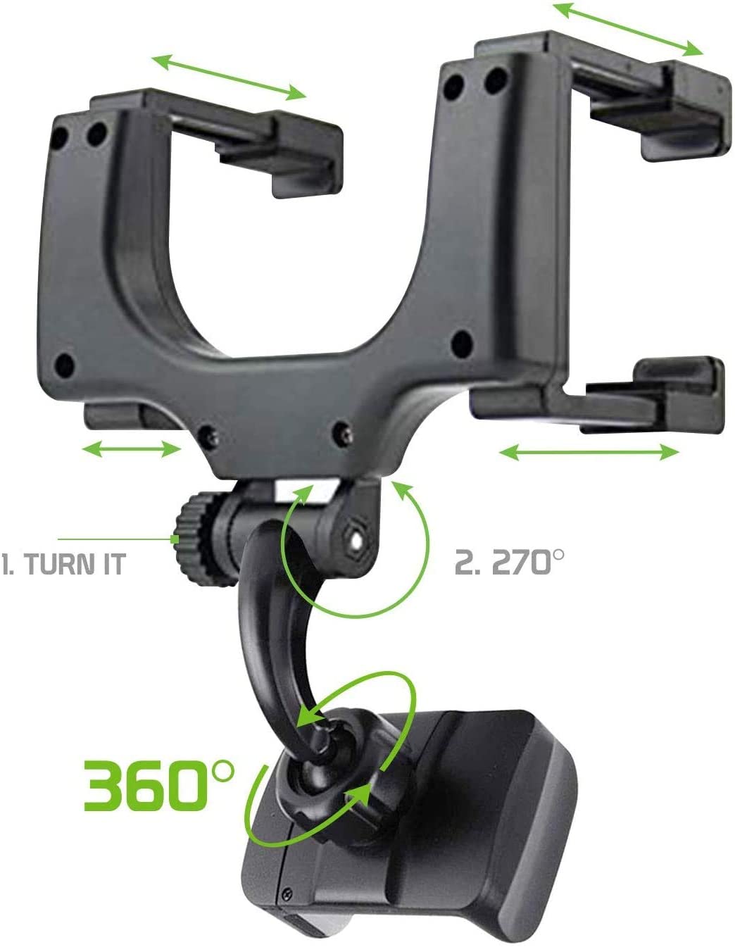Brehn | Pro Max 360° Rückspiegel Telefonhalter