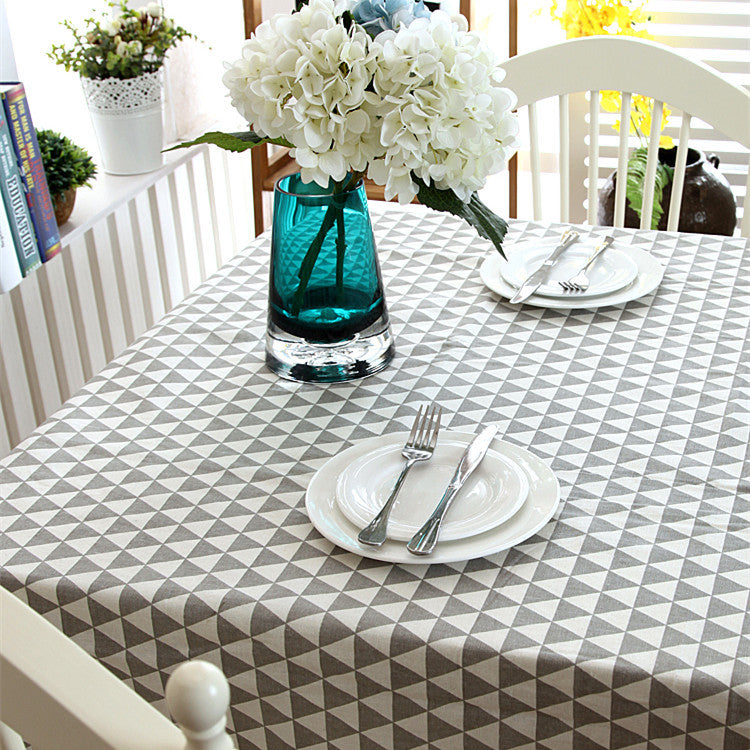 Geometrisches Design Tischdecke