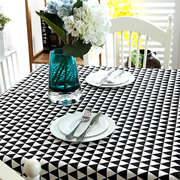 Geometrisches Design Tischdecke