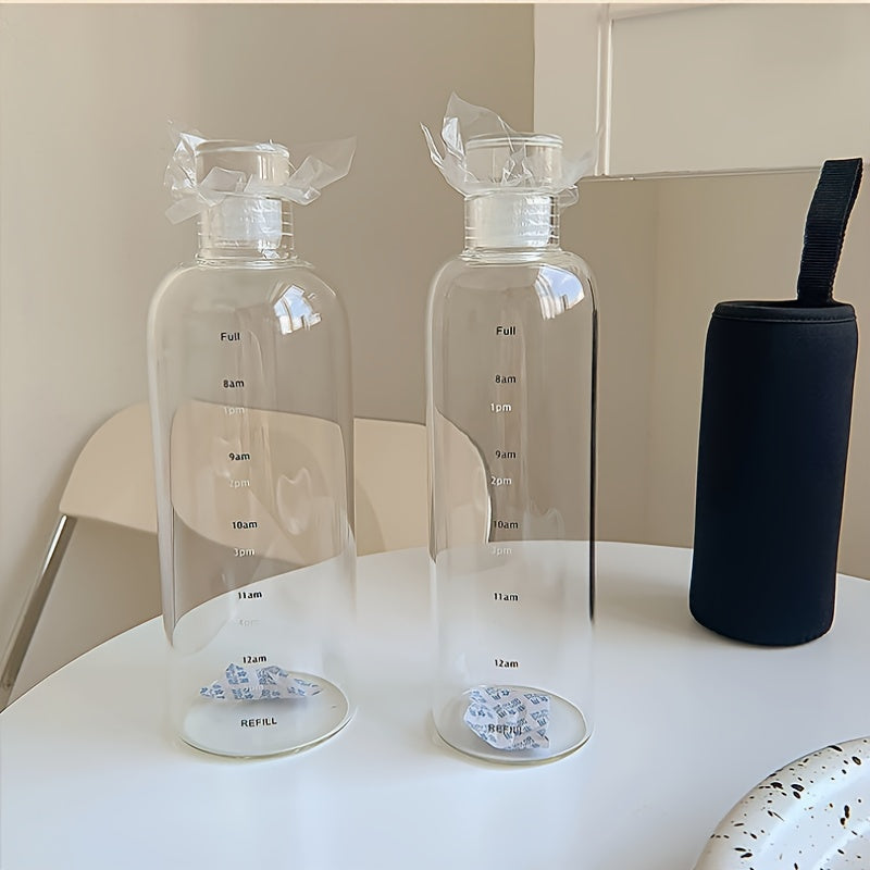 Trinkflasche mit Zeitmarkierungen 500/700 ml | Brehn