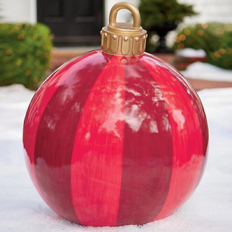 Brehn | Outdoor-Weihnachts-PVC-aufgeblasener dekorierter Ball