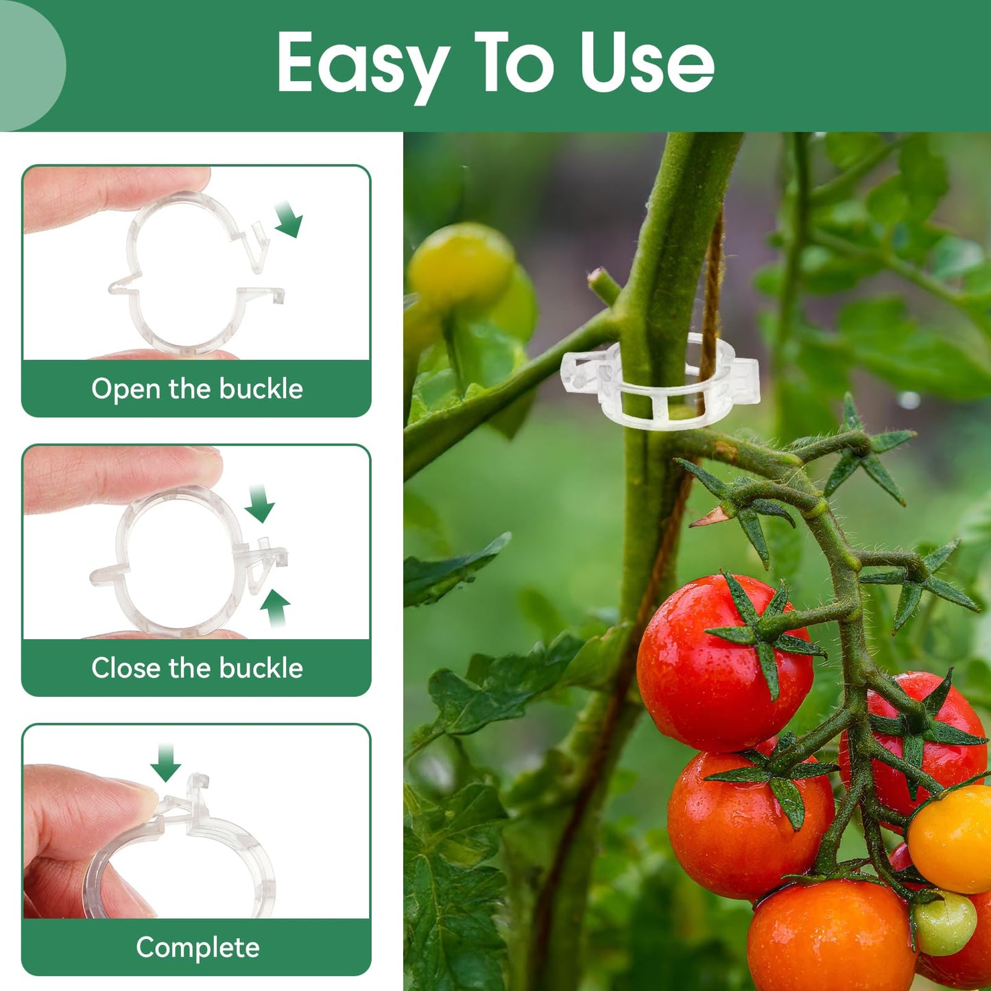Brehn | Tomatenclips, Kunststoffspalierclips