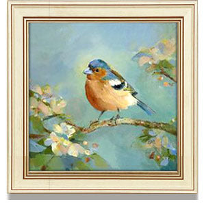 Eingerahmte Vogel Kunstwerk