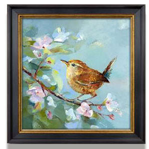 Eingerahmte Vogel Kunstwerk
