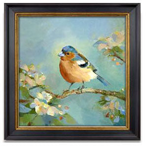 Eingerahmte Vogel Kunstwerk