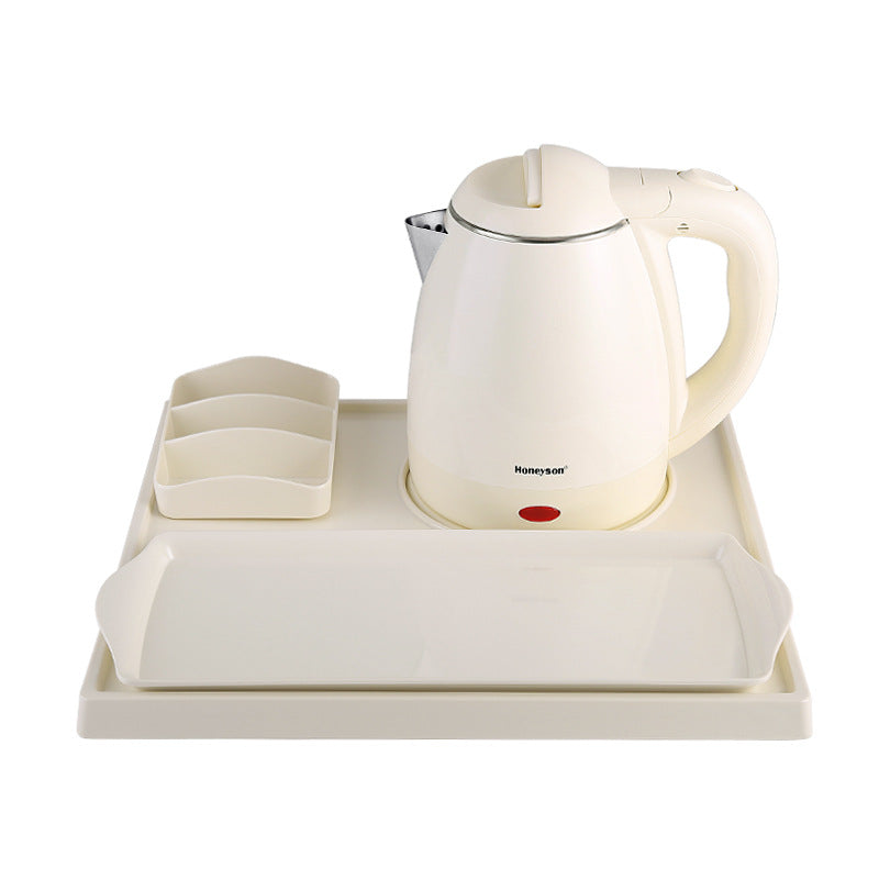 Elektrischer Wasserkocher mit Ablagetablett und Organizer Brehn