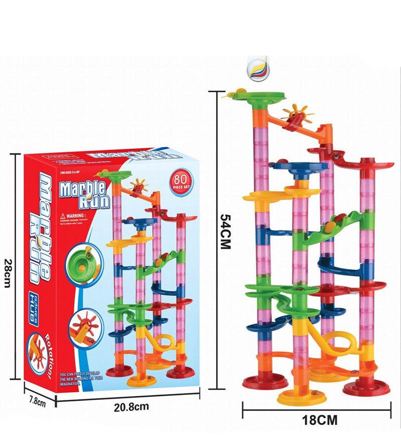 Brehn | Baustein Murmelbahn Säulen Spielset