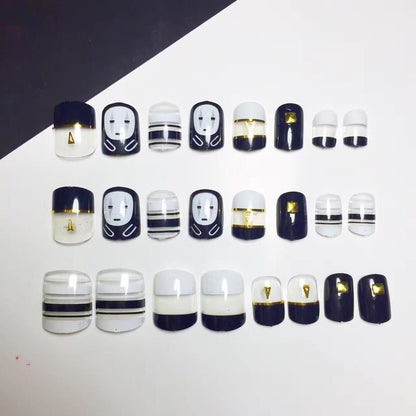 Künstlerisches Press-On Nagelset