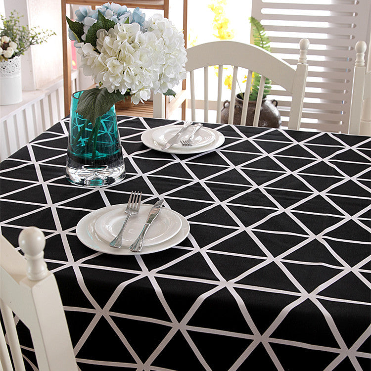 Elegante geometrische Muster Tischdecke