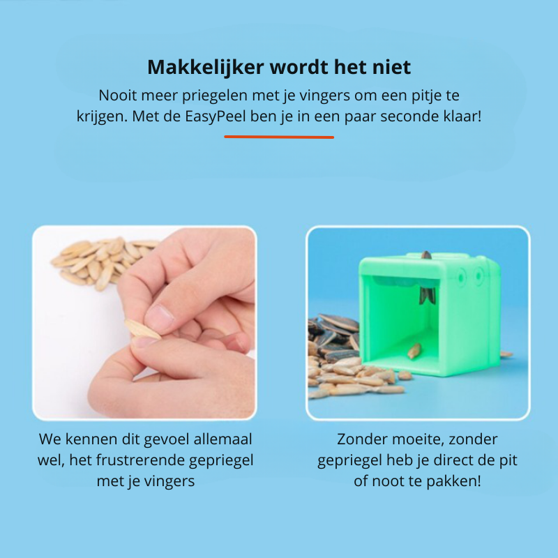 Brehn | EasyPeel | Sparen Sie Zeit und Mühe beim Schälen Ihrer Sonnenblumenkerne