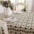 Blattmuster Tischdecke