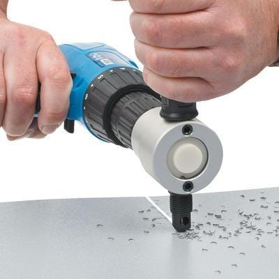 Doppelkopf-Blech-Nibbler-Bohrer-Anschluss | Brehn