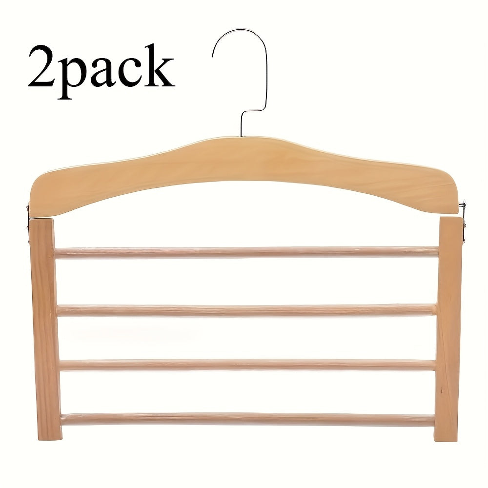 Holz Hosenbügel Multi-Layer 2er Set | Brehn