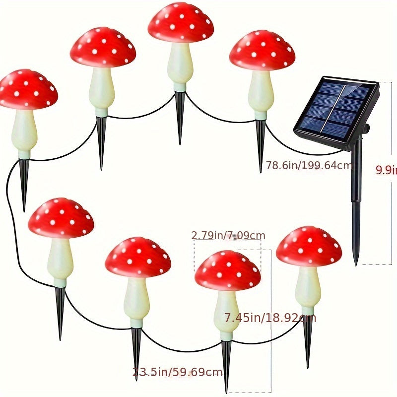 SolarGlow Lampe - Energiesparende Gartenbeleuchtung mit 8 Modi | Brehn