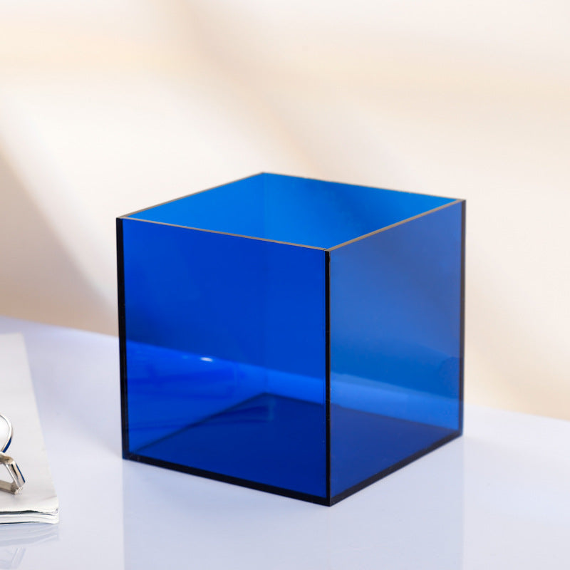 Transparente Farb-Acrylbox Staubschutz Lego integriertes Modell Handdisplayspeicherbox